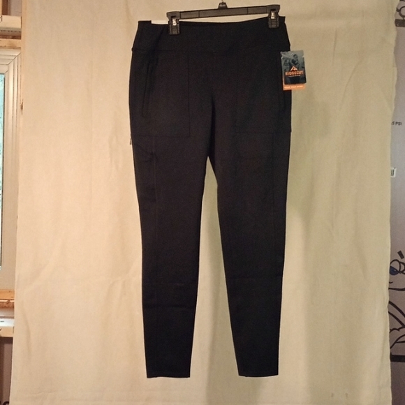 Ridgecut Women's Stretch Medium Black Work Pants - Picture 4 of 13